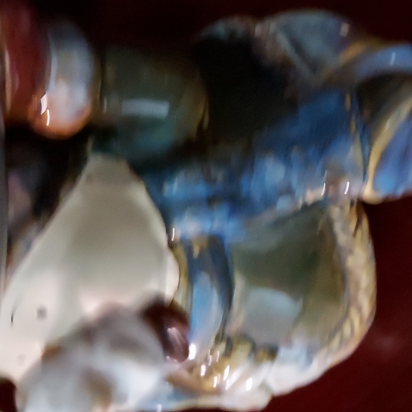 Ceramic Snowman w/Candy Dish 7 1/4 inches H x 7 3/4 inches W. Multicolors - Picture 7 of 12